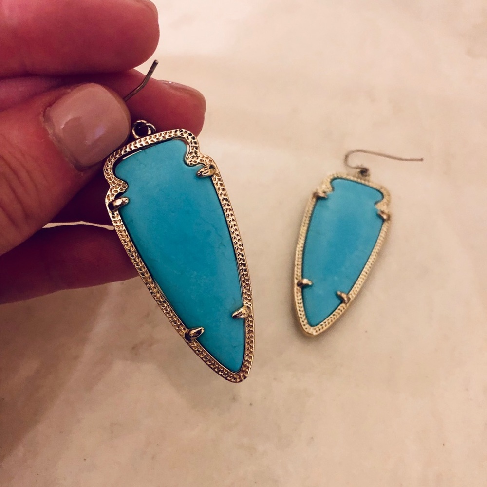 Kendra Scott Skylar Arrowhead Retired Earrings